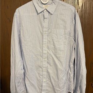 Banana Republic Light Blue Striped Shirt